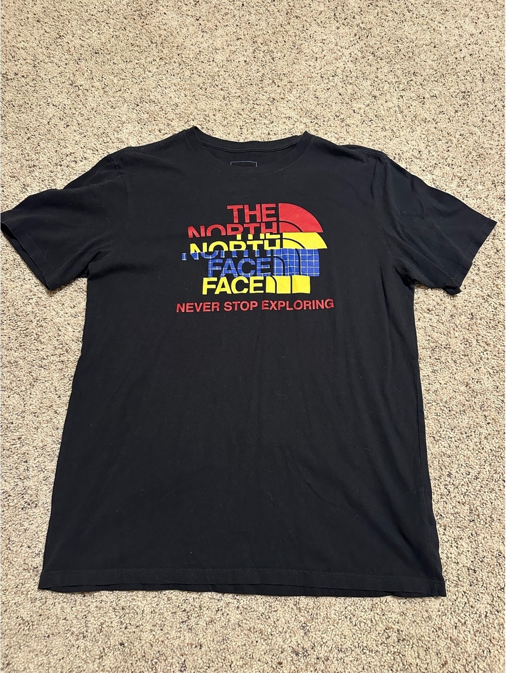 The North Face Men's Black Graphic Logo T-Shirt Size Large